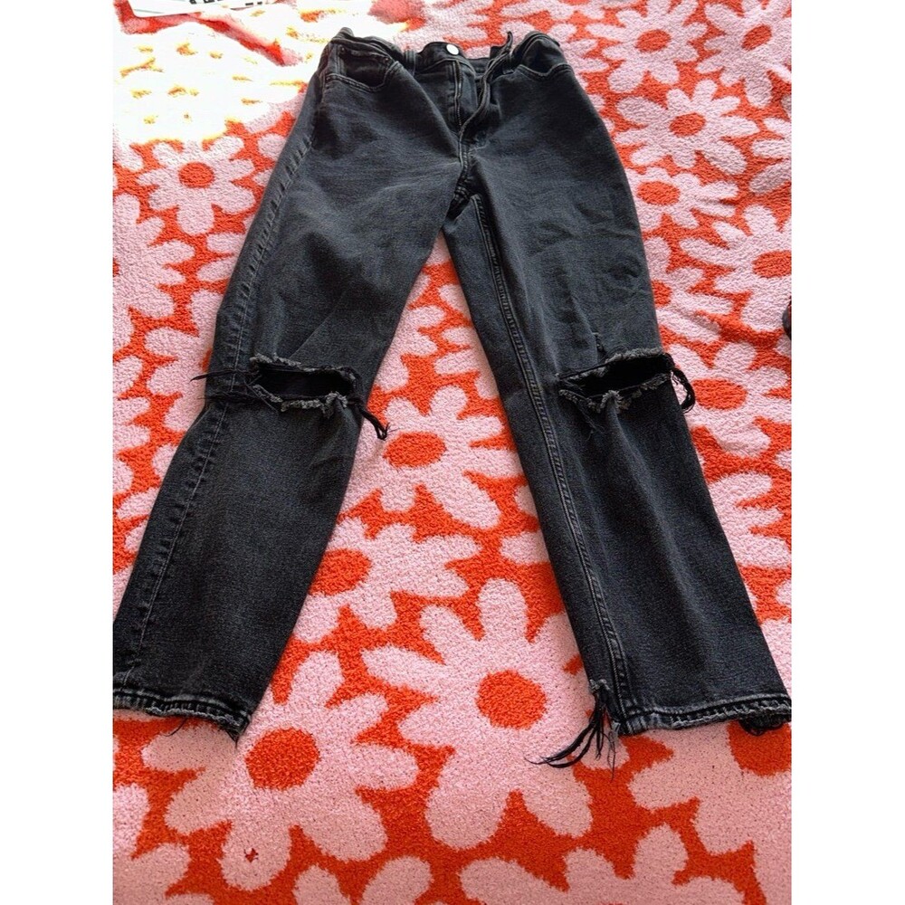 Abercrombie black high rise jeans